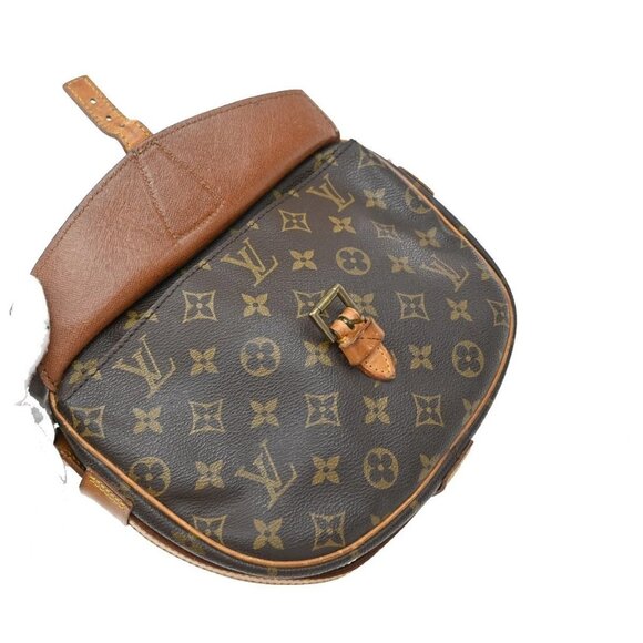 LOUIS VUITTON Jeune Fille MM Shoulder Bag Monogram Leather Brown M51226 37EF535 - Picture 9 of 16